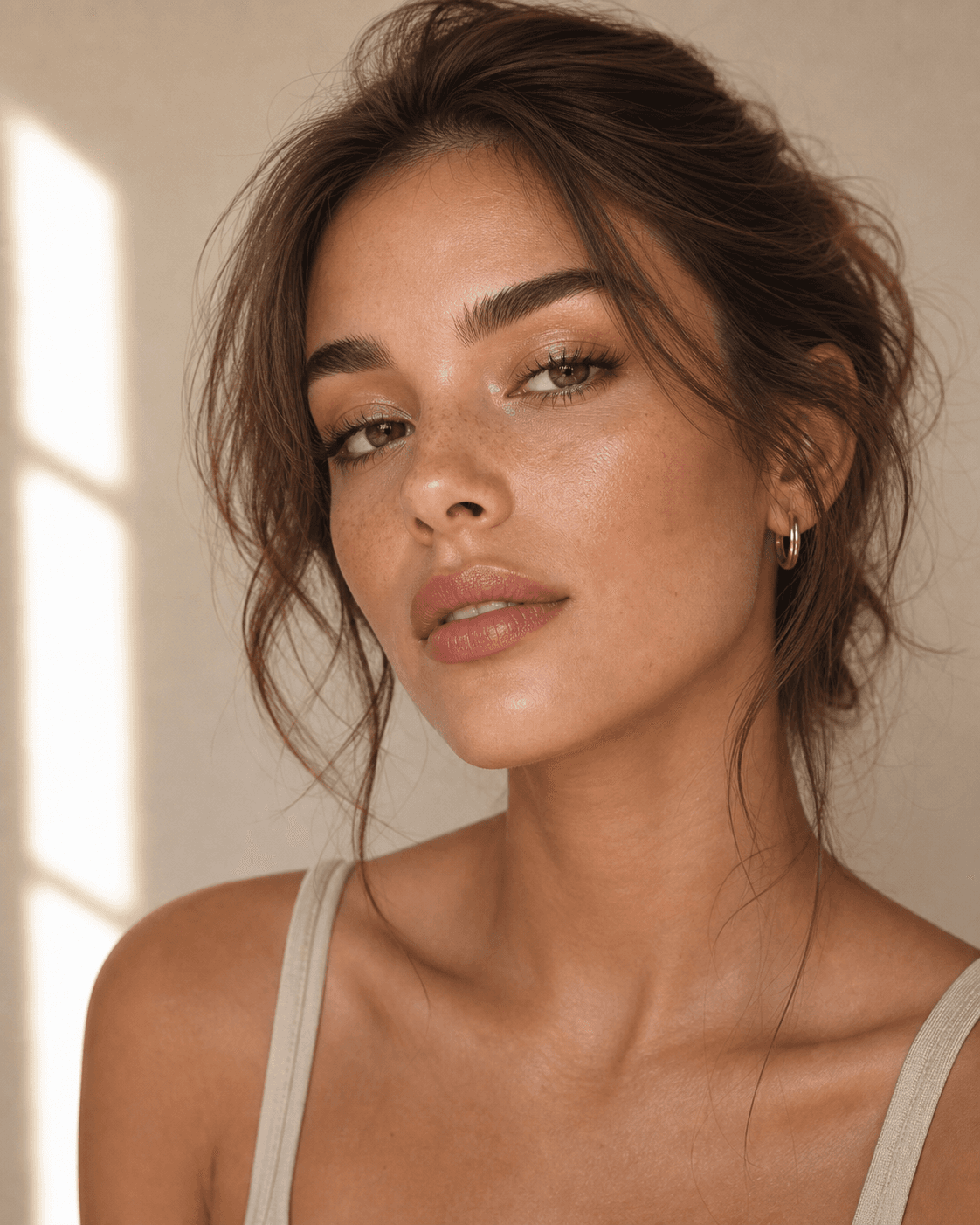 Soft makeup style