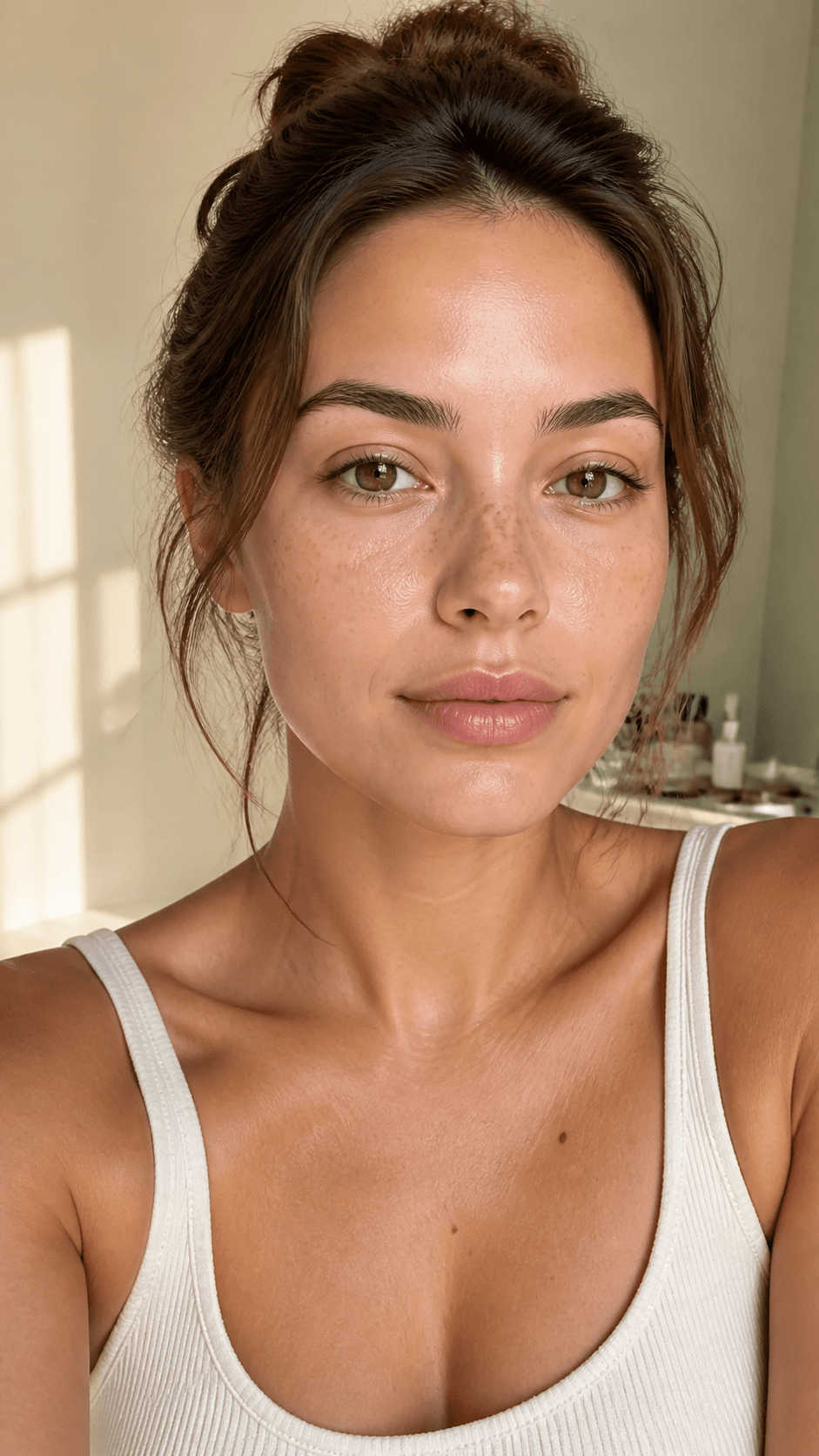 Bare look sequence frame